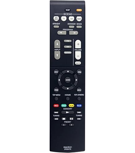 ヤマハRX-V577・リモコンのみ　16 Amazon | RAV522 ZJ66510 リモコン 交換用 ヤマハホームシアター AV